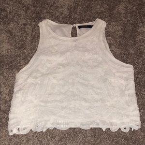Polo lace tank top
